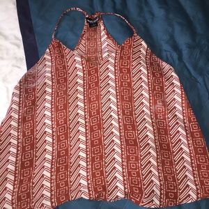 Wet Seal V-NECK Spaghetti Strap Cropped Blouse